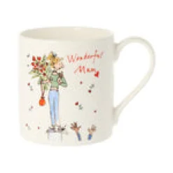 Mclaggan Smith Wonderful Mum Bone China Mug- Mother's Day|Mother's Day