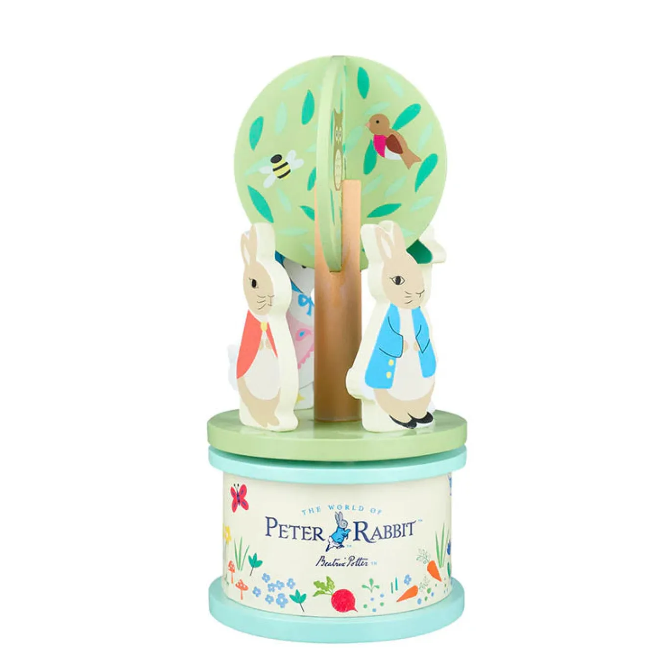 Orange Tree Toys Wooden Peter Rabbit™ Musical Carousel- Children