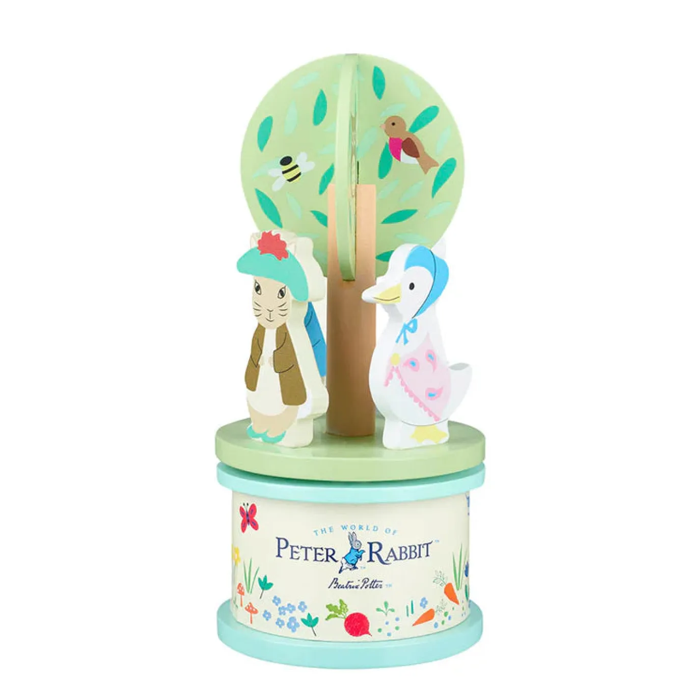 Orange Tree Toys Wooden Peter Rabbit™ Musical Carousel- Children
