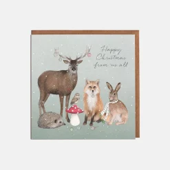 Lottie Murphy Woodland Animals - From Us All- Christmas Card- Christmas Cards|Christmas