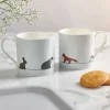 Jin Designs Woodland Collection Large Mug- Tea|Pets