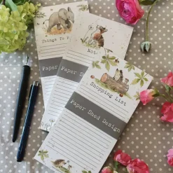 Paper Shed Design Woodland Hedgehog "Shopping List" Magnetic List Pad- Stationery