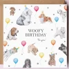 West Country Designs 'Woofy Birthday' Dog Card- Greeting Cards