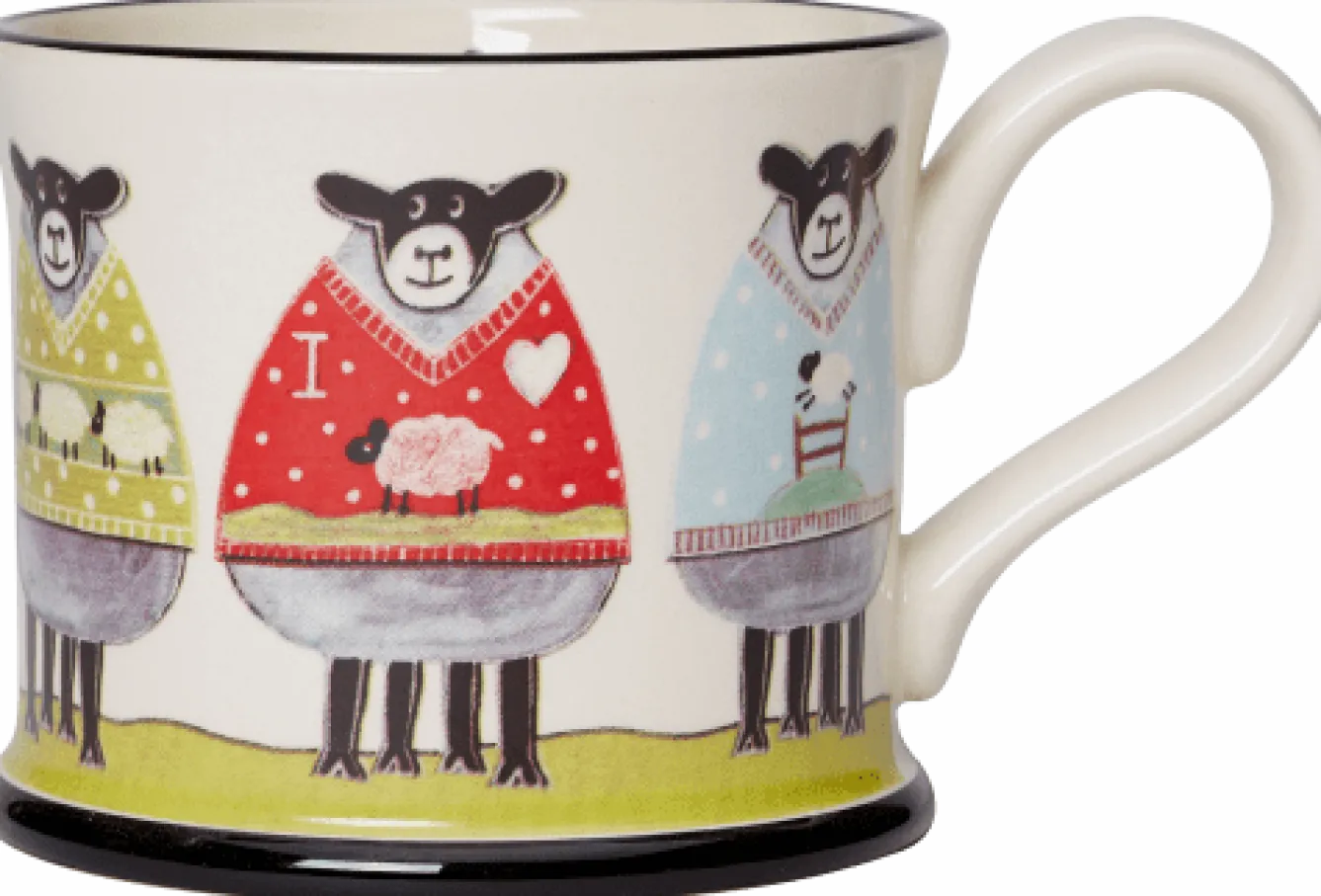 Moorland Pottery Woolly Jumpers Mug by- Pets|Pets