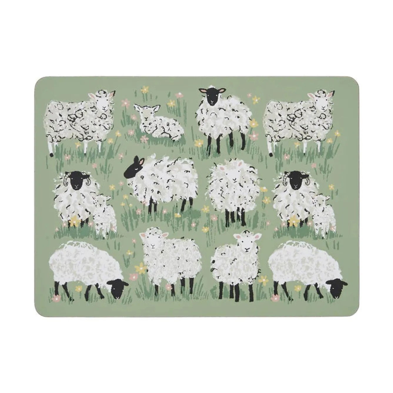 Ulster Weavers Woolly Sheep Set of 4 Placemats- Melamine