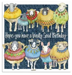 Emma Ball Woolly Sheep Woolly Good Birthday Greetings Card- Greeting Cards