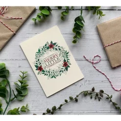 Becky Amelia Wreath Christmas Card- Christmas Cards|Christmas