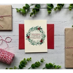 Becky Amelia Wreath Christmas Card- Christmas Cards|Christmas