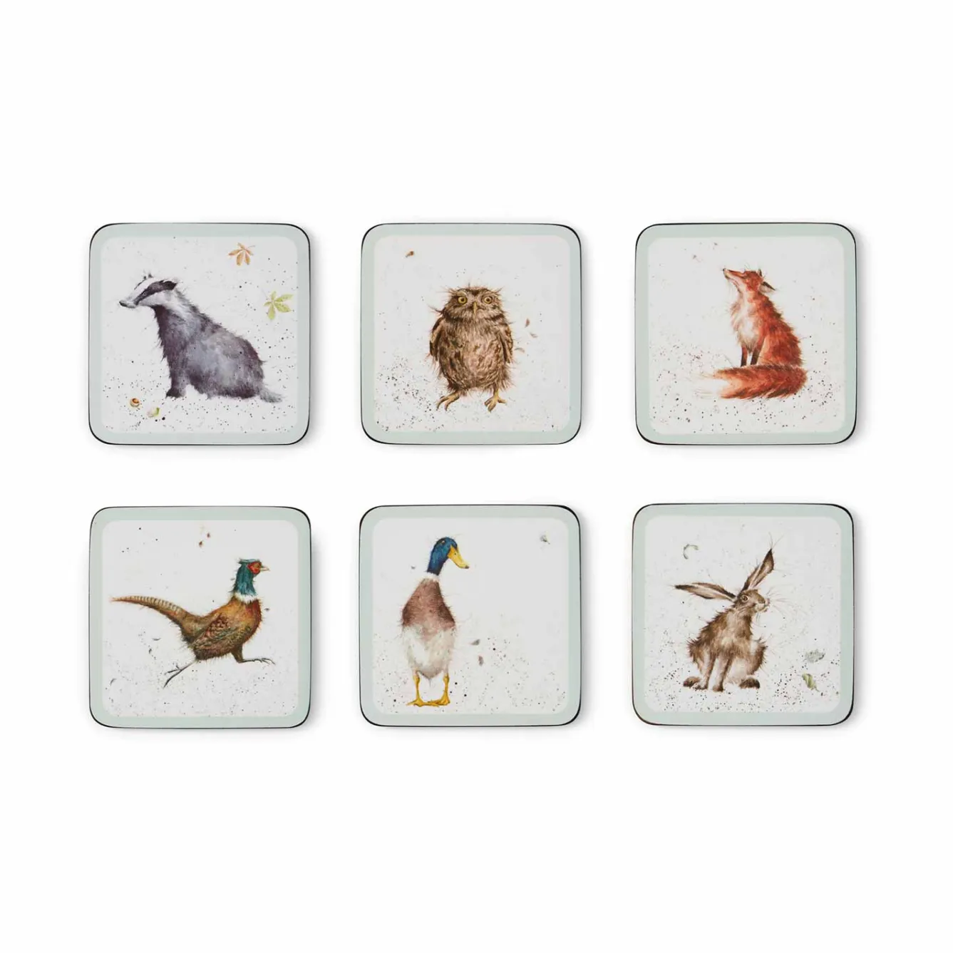Wrendale Designs Set of 6 Coasters- Coasters