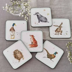 Wrendale Designs Set of 6 Coasters- Coasters