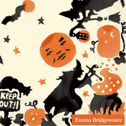 Emma Bridgewater Year of the Hag Napkins- Halloween|Picnic