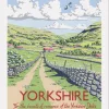 Kelly Hall Designs Yorkshire Card - Kelly Hall- Greeting Cards