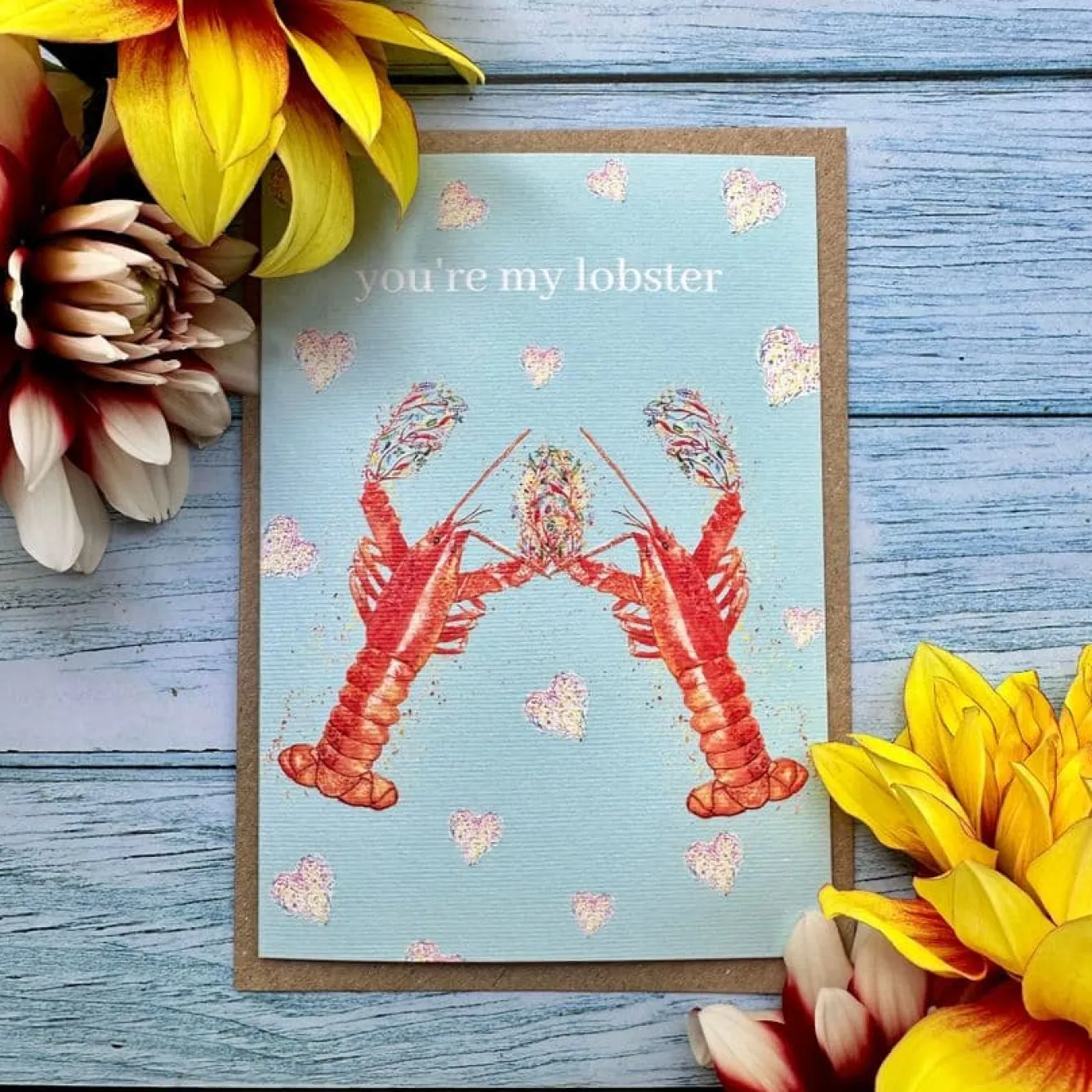 Jen Winnett You'e My Lobster Eco-Card- Valentine's Day|Greeting Cards