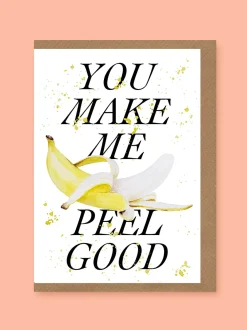 Studio Frewb. You Make Me Peel Good Greetings Card- Valentine's Day|Greeting Cards