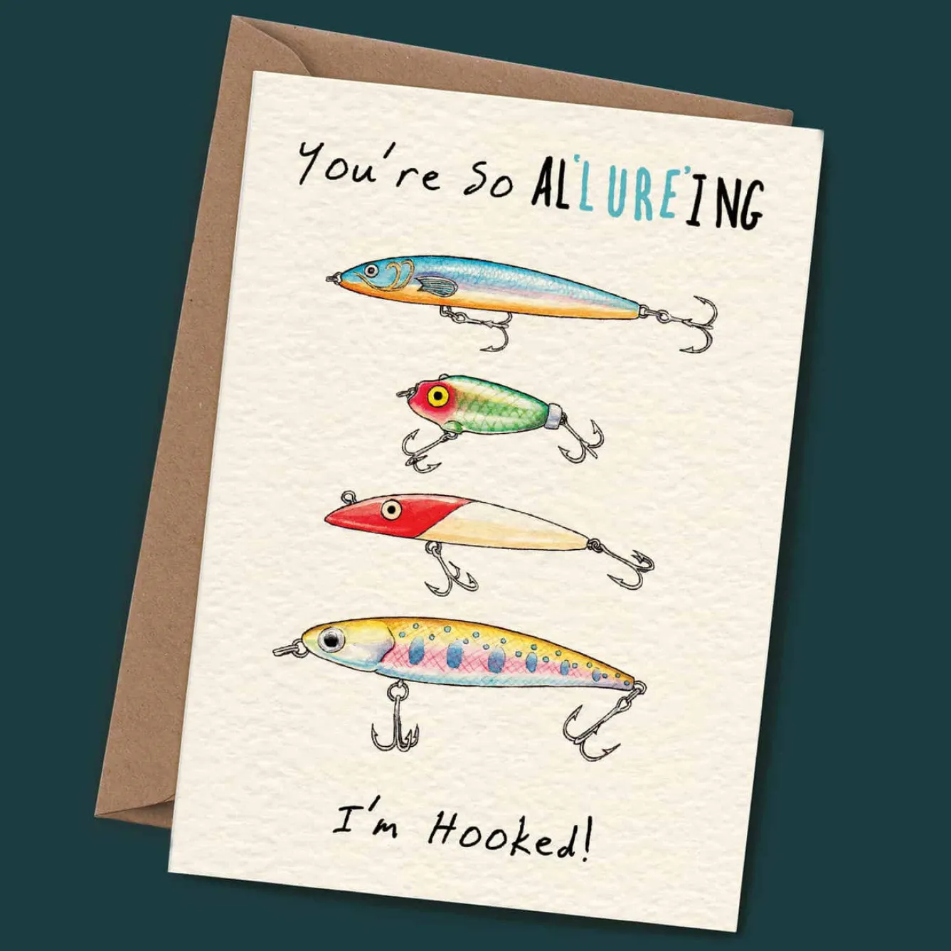 Bewilderbeest You're So Alluring Greetings Card- Greeting Cards