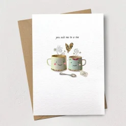 Stephanie Davies You Suit Me to a Tea Greeting Card- Valentine's Day|Greeting Cards