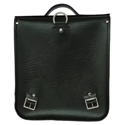 Zatchels Handmade Leather City Backpack Plus - British Racing Green- Bags