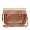 Zatchels Handmade Leather Classic Satchel - Chestnut- Bags