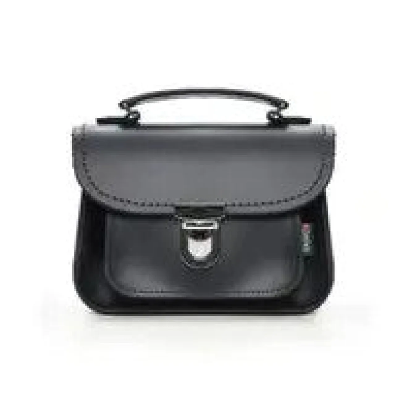 Zatchels Handmade Leather Luna Navy Small Handbag- Bags