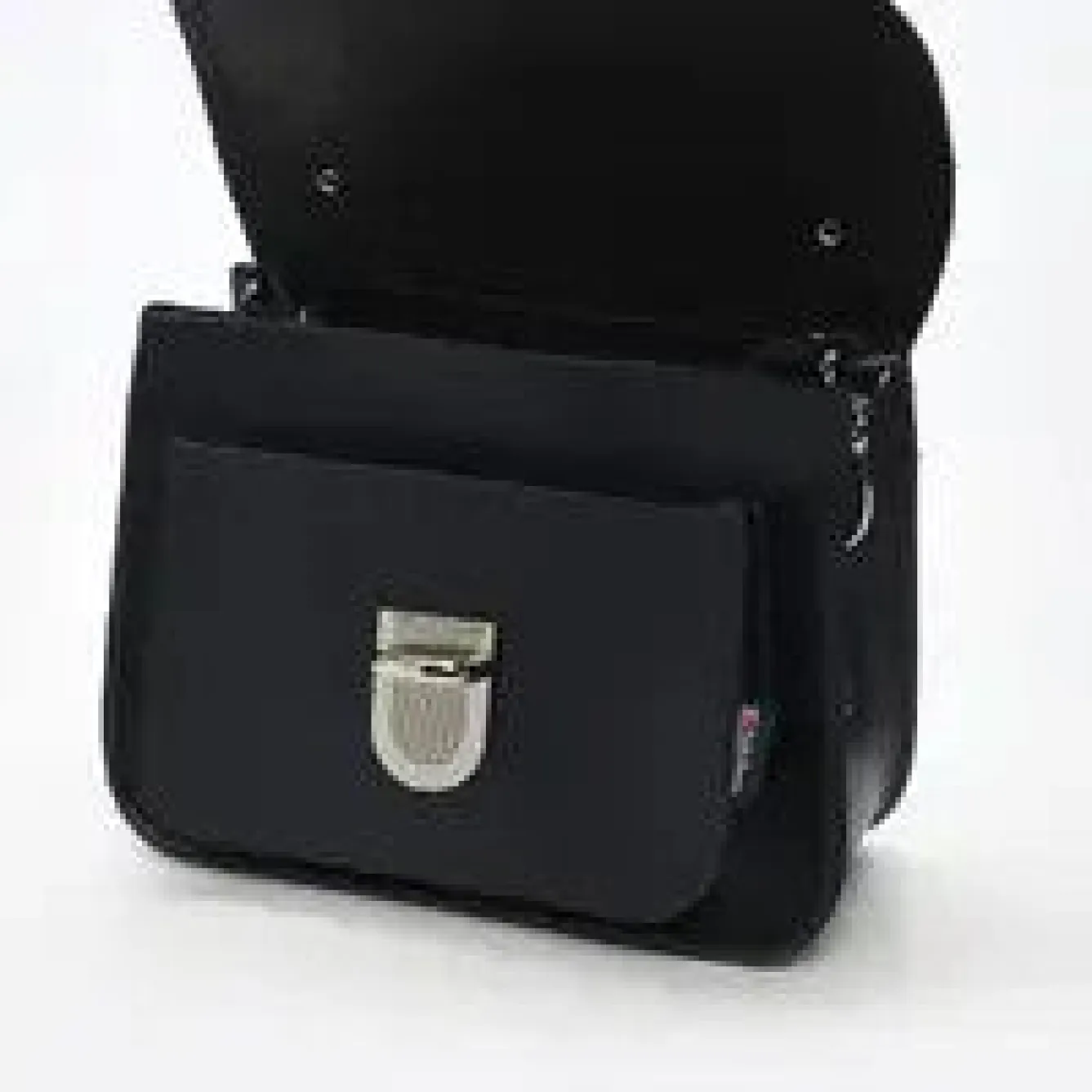 Zatchels Handmade Leather Luna Navy Small Handbag- Bags