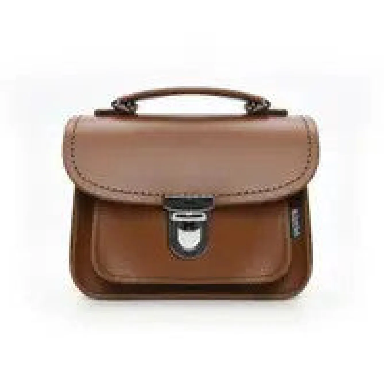 Zatchels Handmade Leather Luna Chestnut Small Handbag- Bags