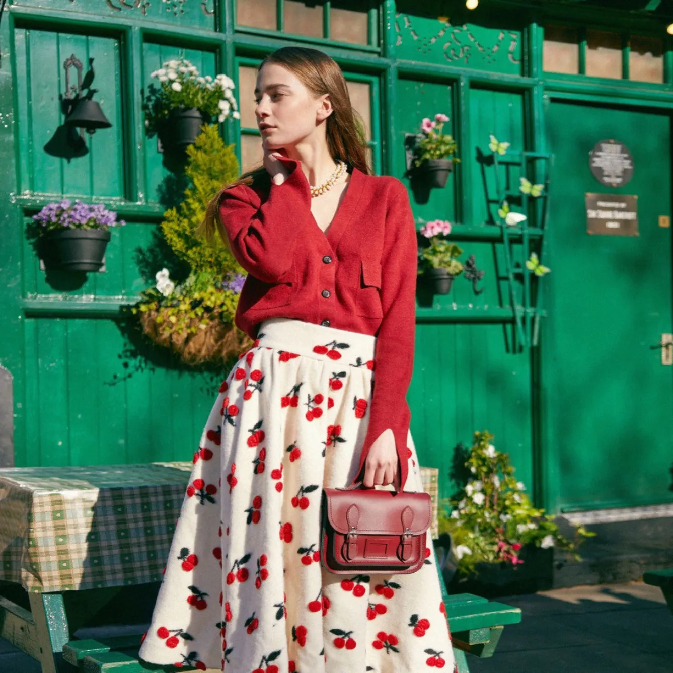 Zatchels Handmade Leather Midi Satchel - Marsala Red- Bags