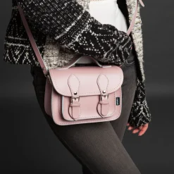 Zatchels Handmade Leather Micro Satchel - Navy- Bags