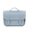 Zatchels Handmade Leather Midi Satchel - Lilac Grey- Bags