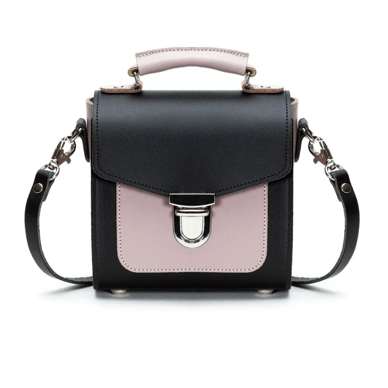 Zatchels Handmade Leather Sugarcube Plus - Rose Truffle- Bags