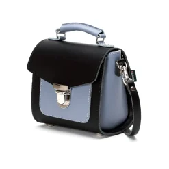 Zatchels Handmade Leather Sugarcube Plus - Blue Noir- Bags