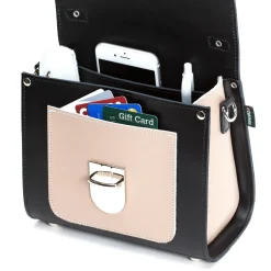 Zatchels Handmade Leather Sugarcube Plus - Cafe Noir- Bags