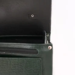 Zatchels Handmade Leather Sugarcube Grande Executive British Racing Green Handbag- Bags