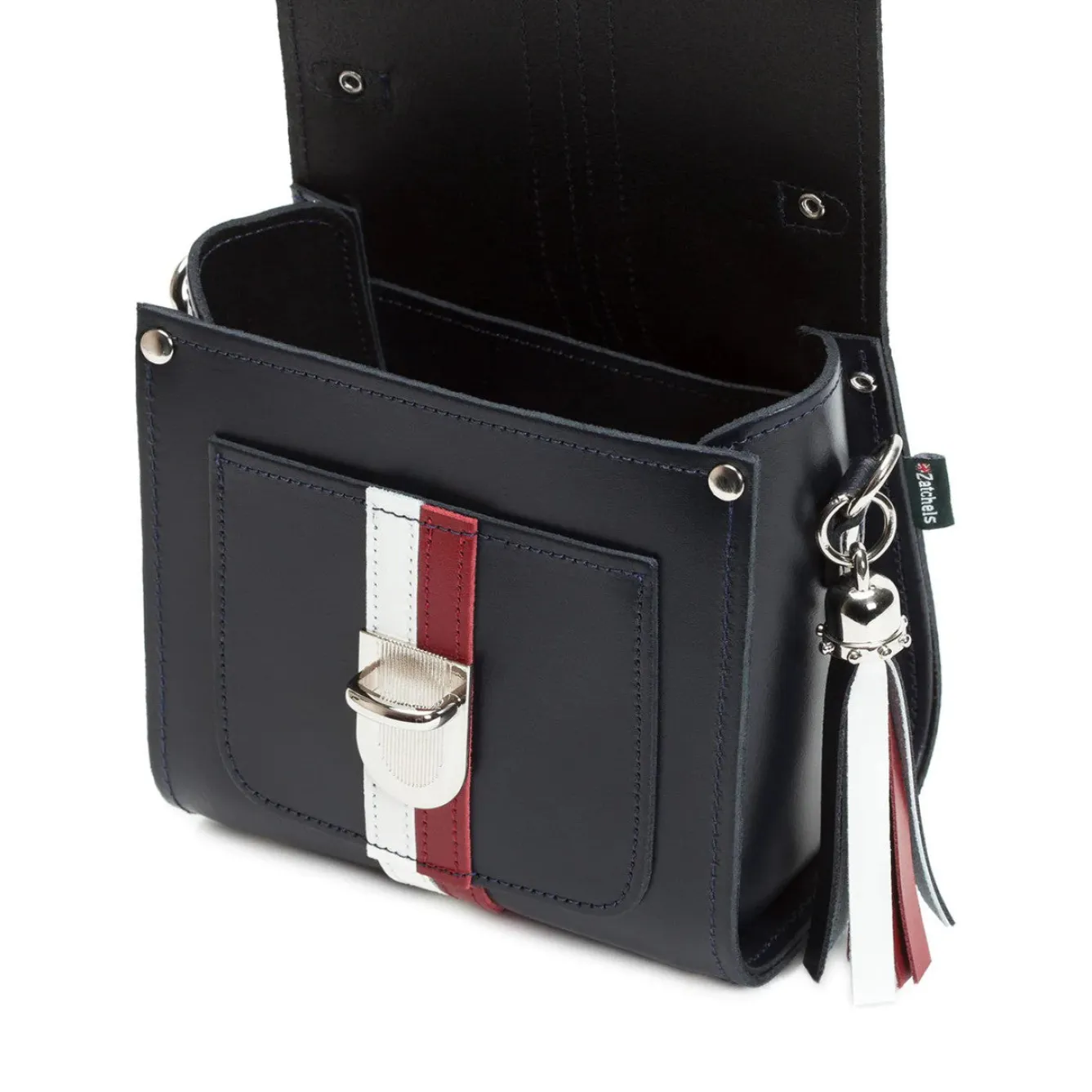 Zatchels Handmade Leather Sugarcube British Edit Small Handbag- Bags