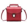 Zatchels Handmade Leather Sugarcube Plus Handbag - Red- Bags