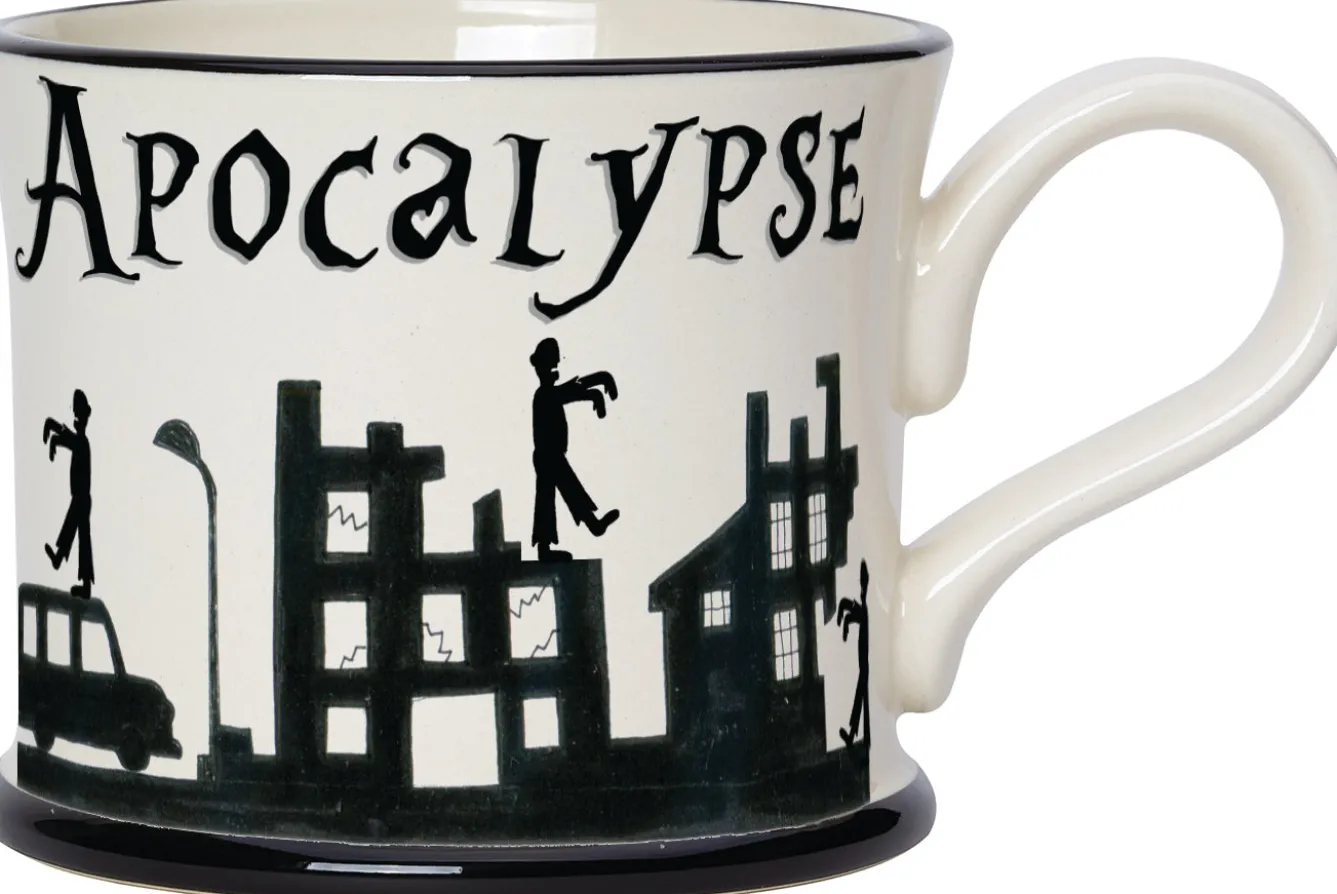 Moorland Pottery Zombie Apocalypse Mug by- Halloween